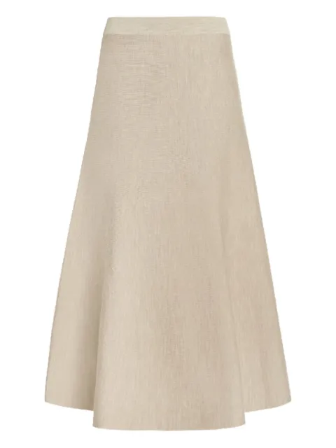 Gabriela Hearst Freddie midi skirt Neutrals X009266A004OAL