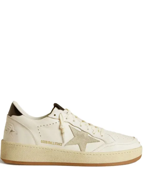 Golden Goose Ball Star perforated sneakers White GWF00804F006970