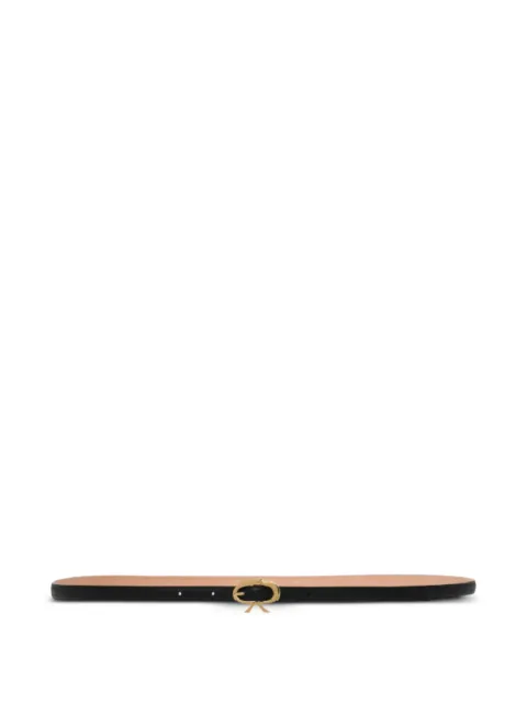 Gianvito Rossi buckle-detail leather belt Black V0038013RBBVGINEROBLACK