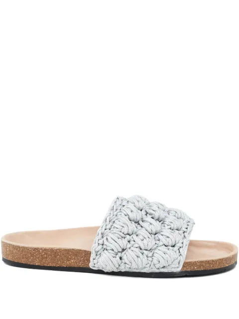 JW Anderson braided flat sandals Grey ANW42026A19550