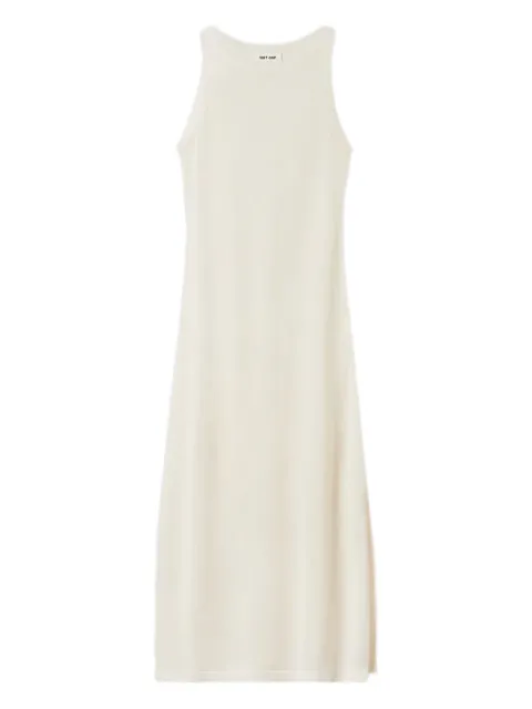 Soft Goat round-neck maxi dress White 2452912054
