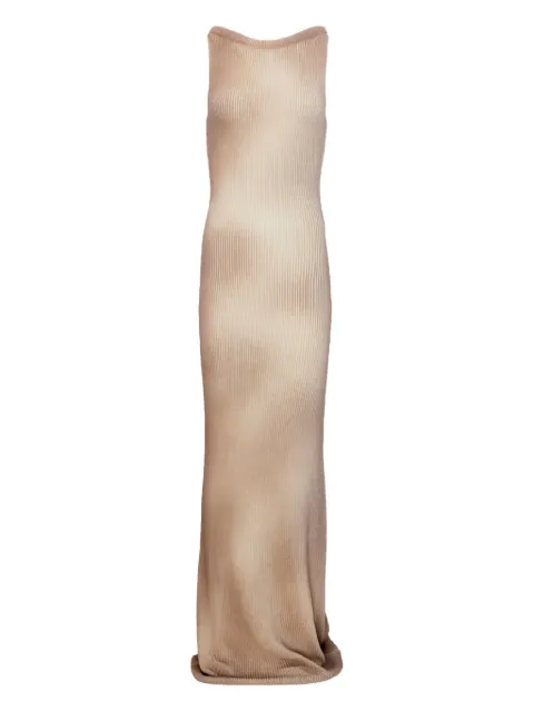 Aya Muse Celes ombre-motif maxi dress Neutrals AMSS2595PLUMWHITE