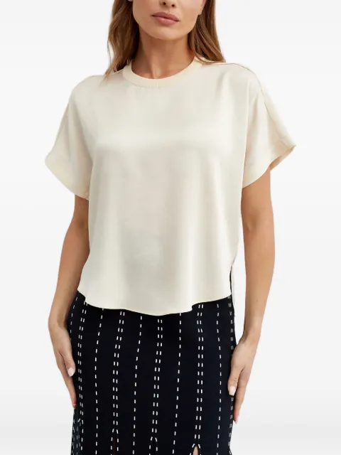 SIMKHAI Addy panel T-shirt Neutrals 2242015QECRU