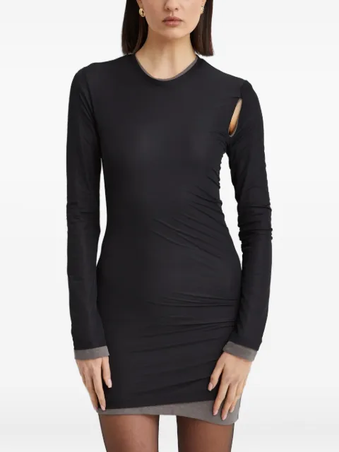 Christopher Esber layered mini dress Black 24043287