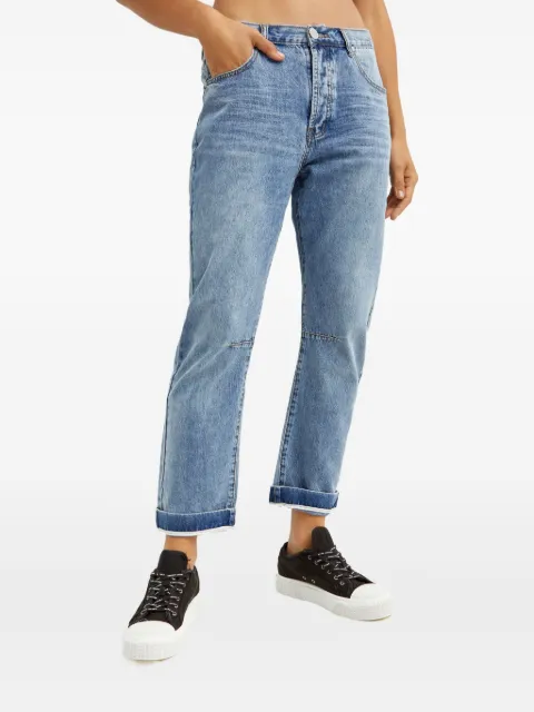 One Teaspoon cuffed five-pocket jeans Blue 26249PACIFICA
