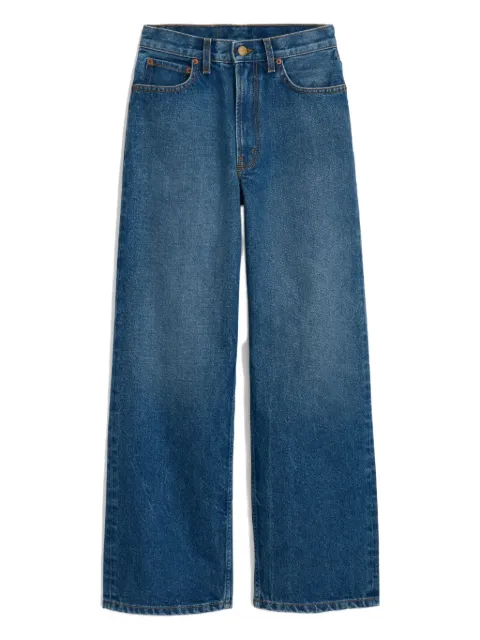 B SIDES Elissa cotton jeans Blue W506MFMERCESUNFADE