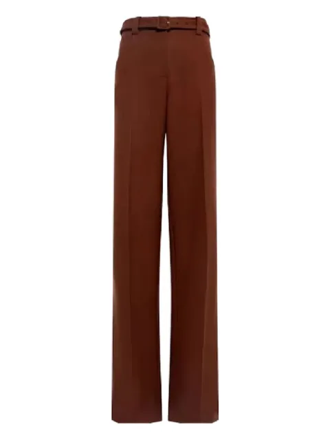 Gabriela Hearst Norman belted-waist trousers Brown 4252168LI042BTS