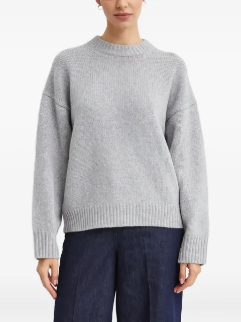Theory crew-neck long-sleeve sweater Grey O1111705