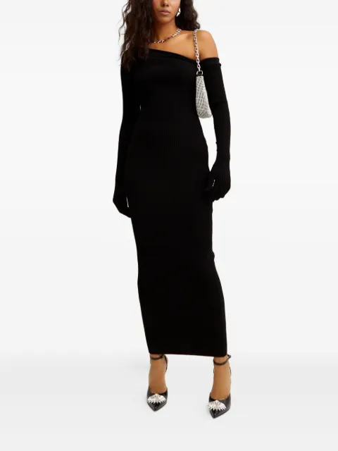 Jean Paul Gaultier ribbed-knit maxi dress Black 2425FRO164M07000