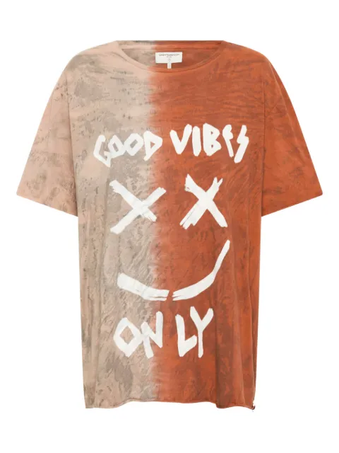 One Teaspoon printed T-shirt Brown 26486
