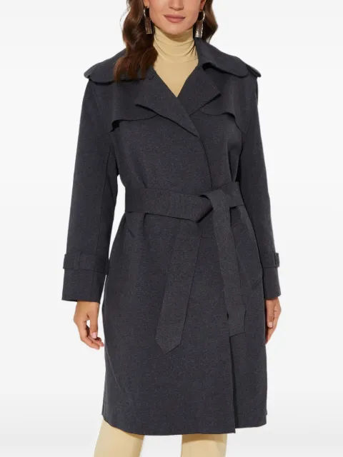 Norma Kamali belted trench coat Grey ST2234TE025184GREY