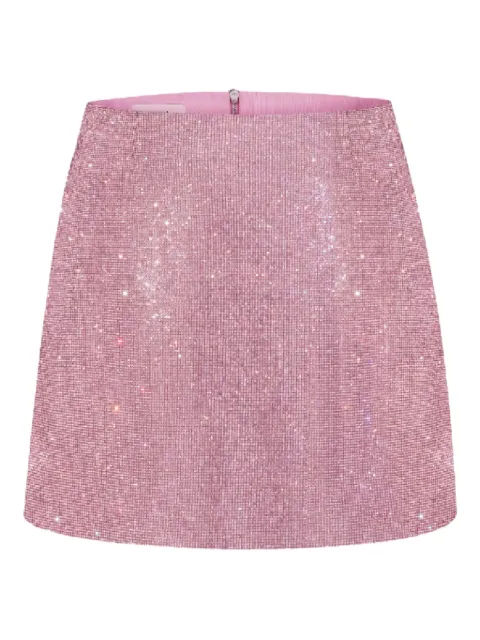 Nuè Camille crystal-embellished mini skirt Pink 11516BLSMPNK