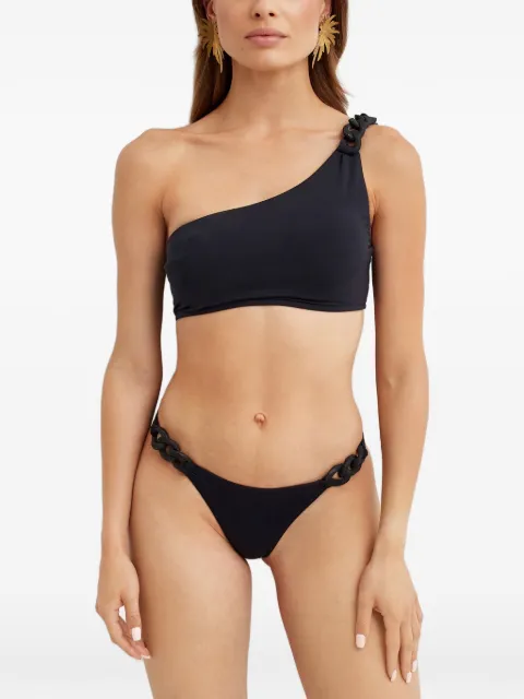 Lenny Niemeyer asymmetric chain bikini top Black SO760