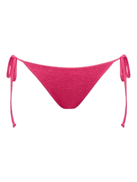 Bond-eye Anisha textured tie bikini bottom Pink ANISHARASPBERRYRECYCLED