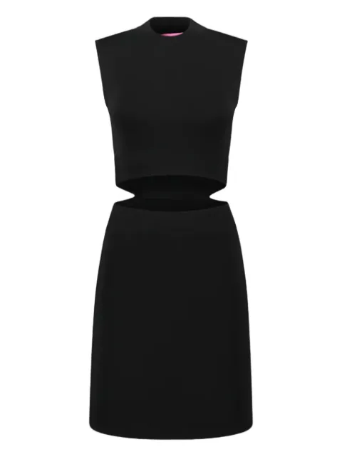 GAUGE81 Mao mock-neck cutout mini dress Black MAO