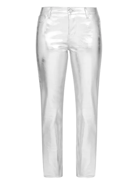 Alexandre Vauthier metallic jeans Silver 231PA950