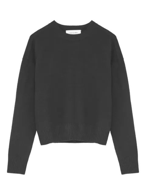 Yves Salomon crew-neck sweater Grey 24W23WYH51355MAXWA9082