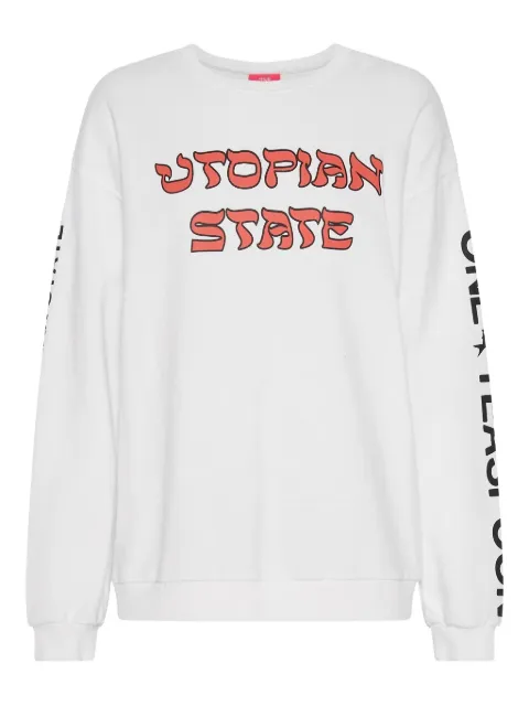 One Teaspoon round-neck printed sweatshirt Neutrals 24886WHITE