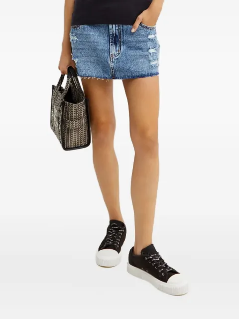 One Teaspoon mini denim skirt Blue 26411HOLLYWOOD