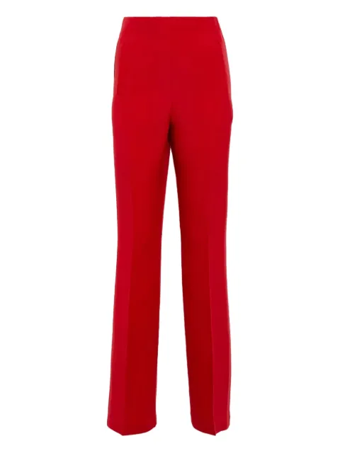 Roland Mouret creased trousers Red RMPF23102PRRED