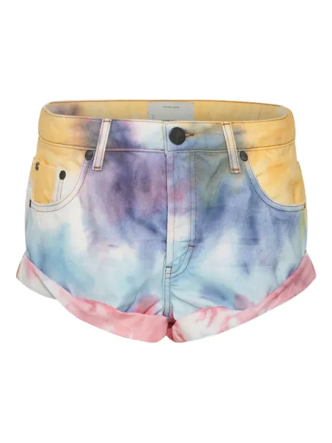 One Teaspoon Bandits tie-dye shorts Blue 24356TIEDYE