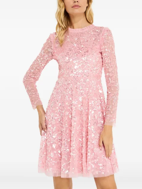 Needle & Thread Aurelia sequin-embellished mini dress Pink DSLSF3RAW22RSPROSEPINK