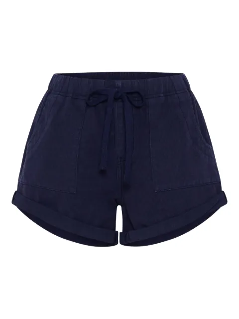 One Teaspoon Bandit drawstring cuffed shorts Blue 24662INDIGO