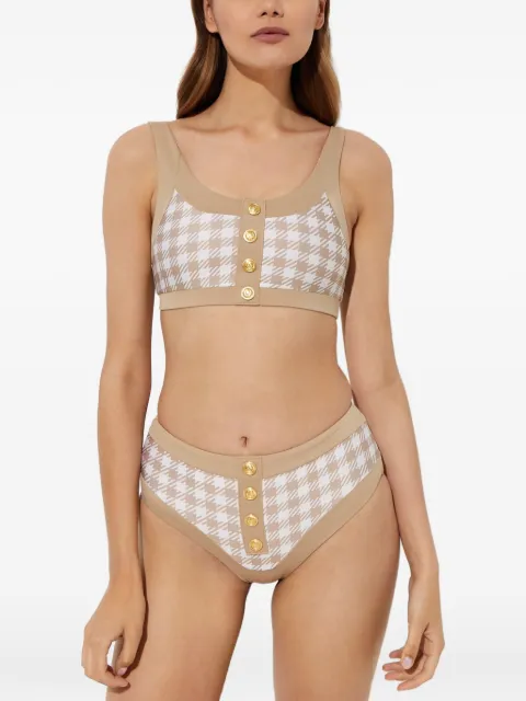 Beach Riot button-embellishment bikini top Neutrals BR11118S2TAUH