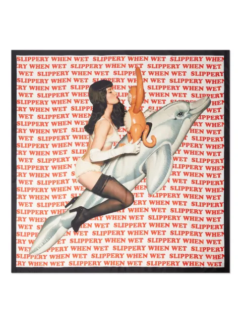 Stella McCartney X Jeff Koons Slippery When Wet Scarf Neutrals 6B00493HS250