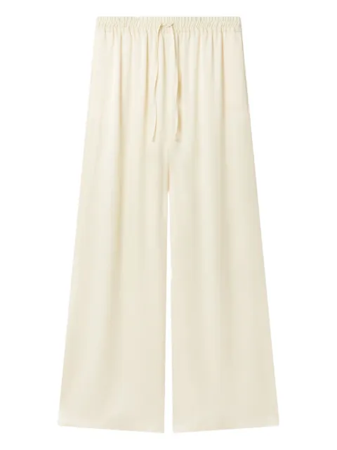 Stella McCartney oversized drawstring satin pants Neutrals 6440163FU302