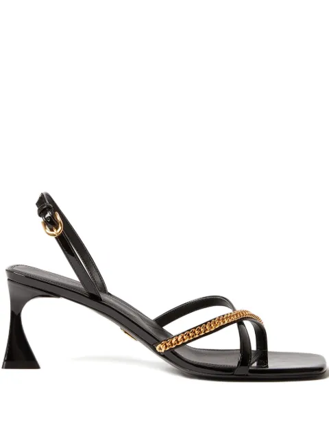 Stella McCartney Elsa patent kitten heels Black 810626AP0AP0