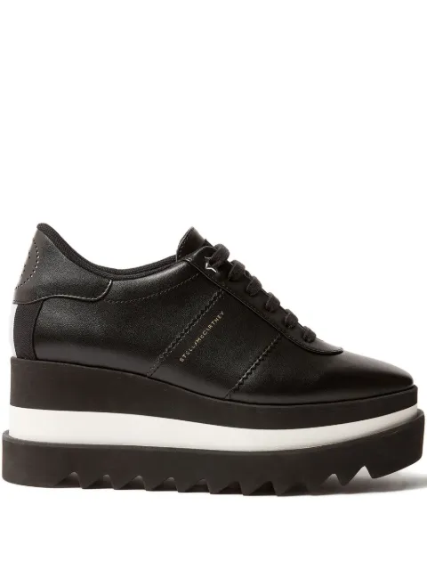 Stella McCartney Sneak-Elyse platform trainers Black 810611AP0AM0