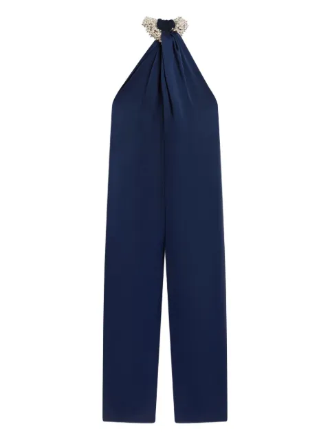 Stella McCartney satin halterneck jumpsuit Blue 6101063FU302
