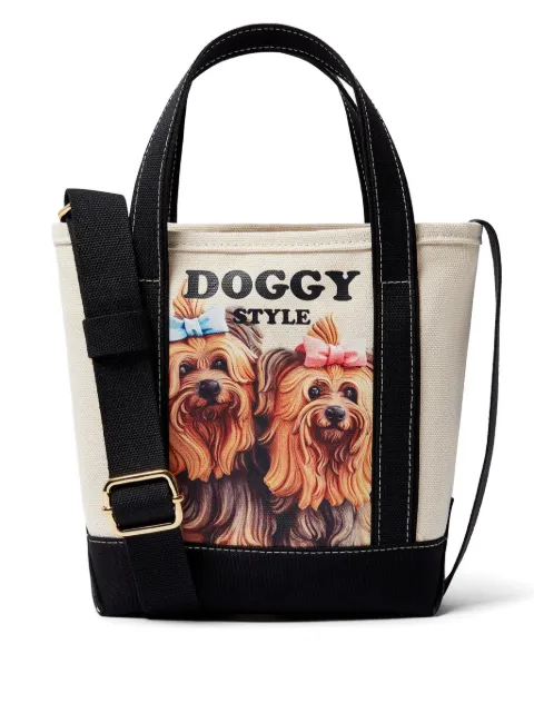 Stella McCartney x Jeff Koons Doggy Style crossbody tote bag Neutrals 7B0188WP0681