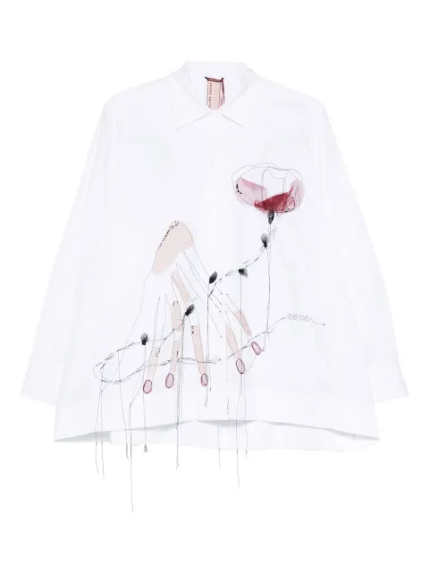 Antonio Marras appliqué shirt White MCAM760BI700