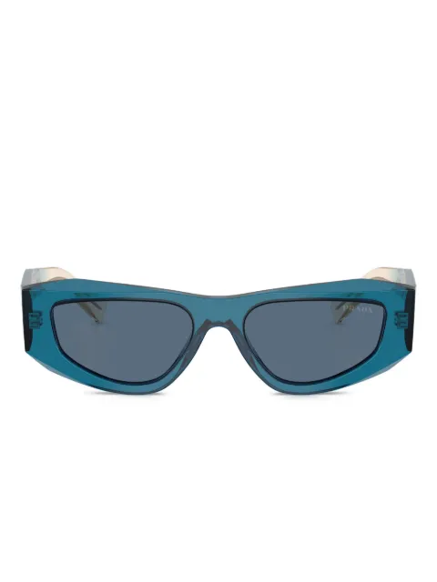 Prada Eyewear Symbole geometric-frame sunglasses Blue PRB19S24F80S