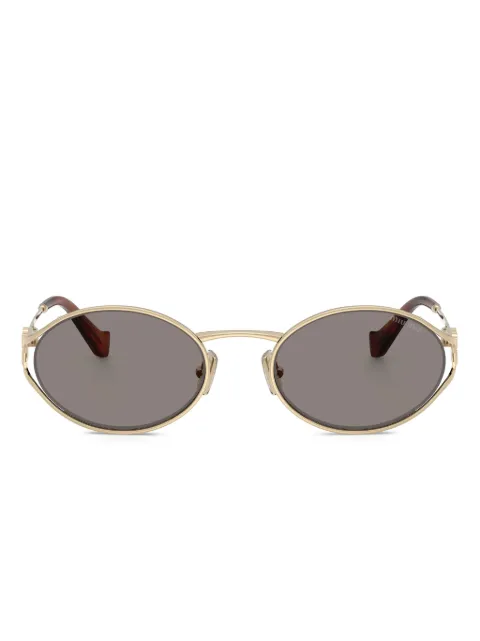Miu Miu Eyewear round-frame sunglasses Gold MU52YS