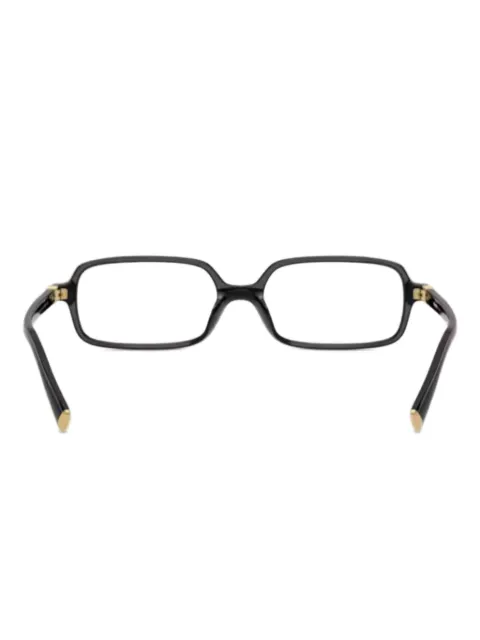Miu Miu Eyewear rectangle-frame glasses Black MU01YV
