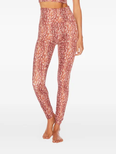 Beach Riot Piper printed leggings Brown BR09725R1REIN