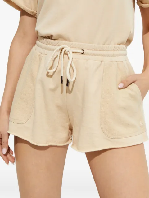 IXIAH Signature 2021 drawstring cotton shorts Neutrals 21140061