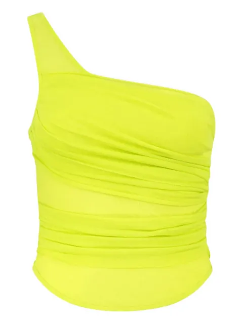 GAUGE81 Saray one-shoulder top Yellow SARAYQUINCE