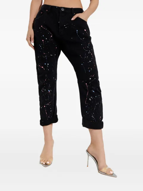 One Teaspoon Saints paint-splatter jeans Black 25190DOUBLEBAS