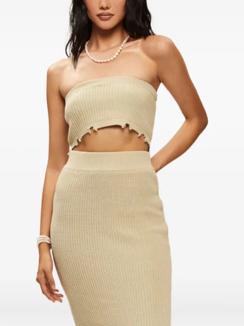SEROYA Grace distressed dress Neutrals SR024250SAGE