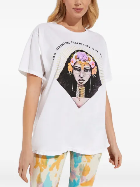 One Teaspoon round-neck T-shirt White 24306WHITE