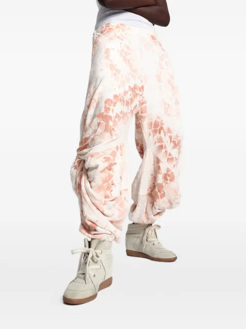 One Teaspoon draped snakeskin-print trousers Neutrals 24422SOFTSNAKE