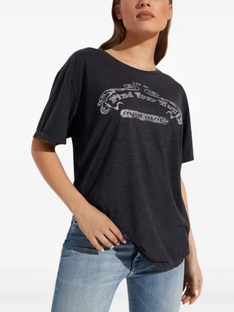 One Teaspoon crew neck T-shirt Grey 24589GREYMARL
