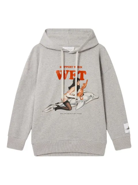 Stella McCartney x Jeff Koons 'Slippery When Wet' hoodie Grey 6J02643SQA32