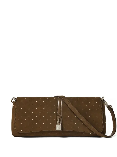 Stella McCartney Ryder suede pochette shoulder bag Brown 7P0091WP0658