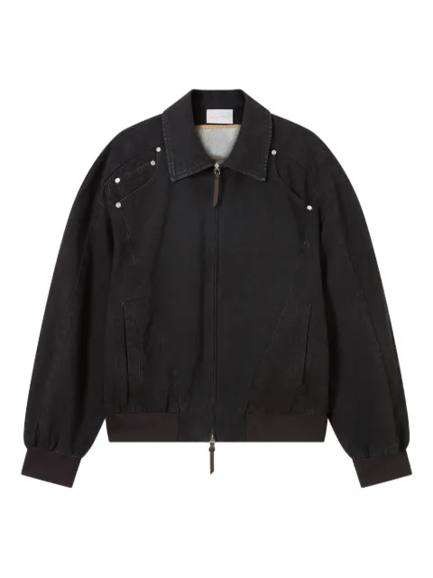 Stella McCartney patchwork denim jacket Black 6D04483SQH49