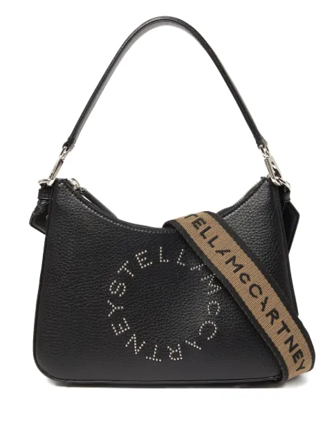 Stella McCartney logo top handle crossbody bag Black 7B0062WP0563